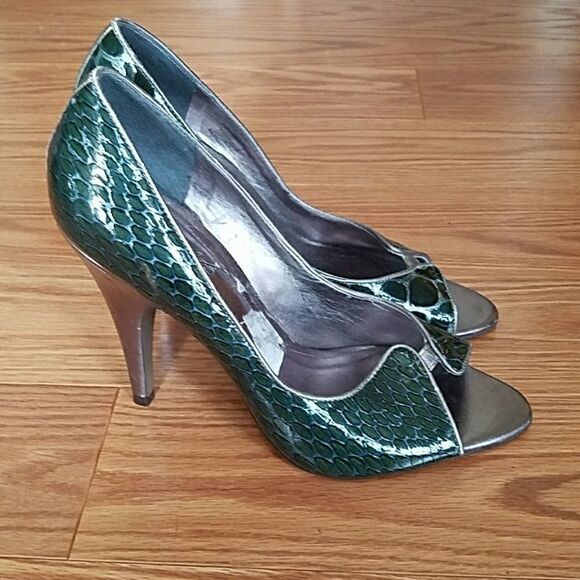 Carlos by Carlos Santana Green snake skin Sz. 8.5 - Picture 6 of 6